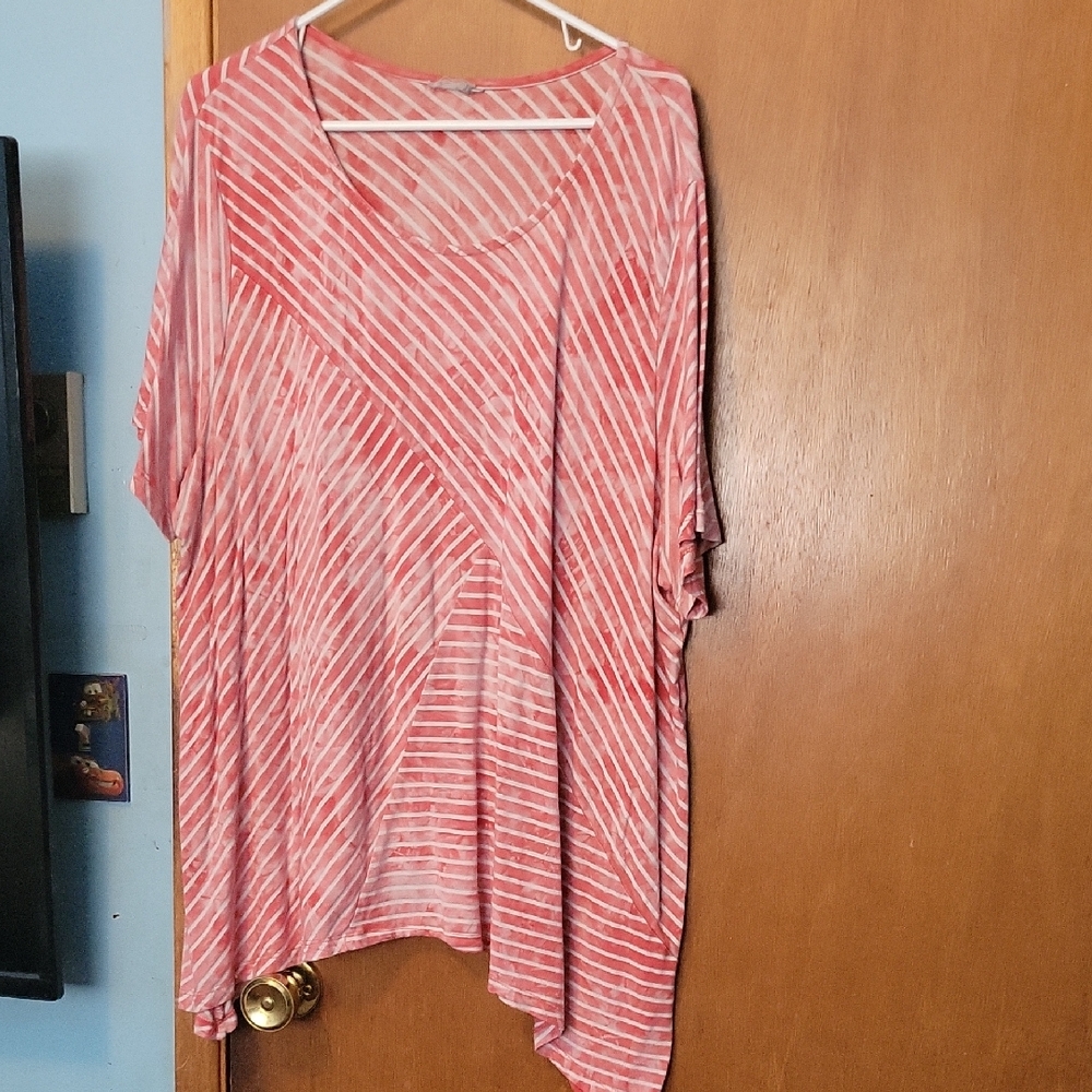 Striped Pink Women's Top
